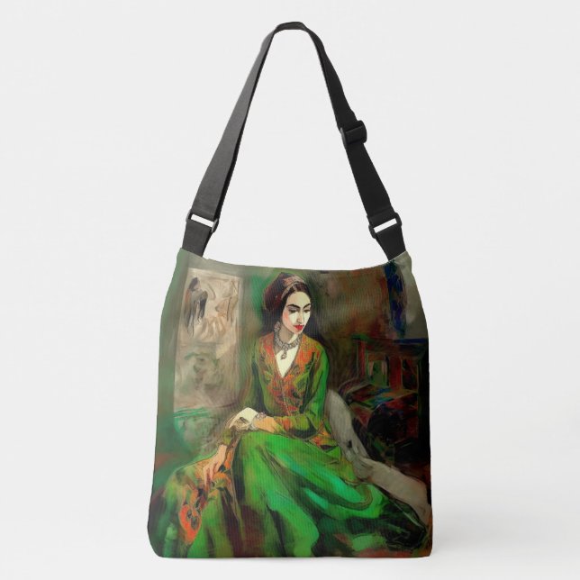 Bolsa Ajustável Beleza em Verde (Frente)