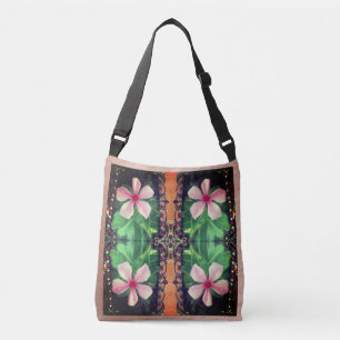 Bolsa Ajustável Belo Floral Fotográfico encontra Boho Charm