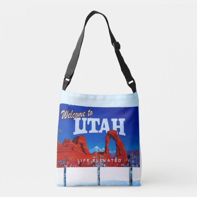 Bolsa Ajustável Bem-vindo ao Sinal de Utah (Verso)