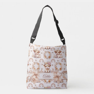 Bolsa Ajustável Berço Boho Sonhador com Vaca das Terras Altas Fral