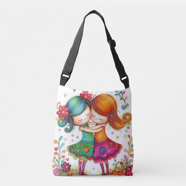 Bolsa Ajustável Bestas Amiguinhas Lindas (Frente)