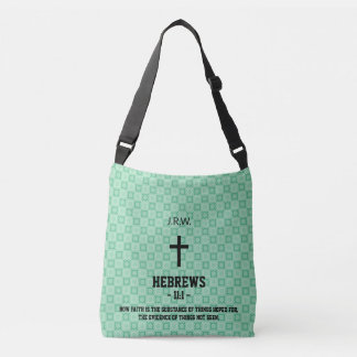 Bolsa Ajustável Bíblia de Padrão Verde da Casa da Moeda - Verse Ch