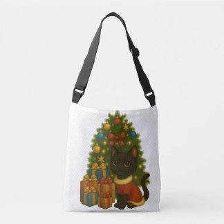 Bolsa Ajustável “Black Cat Emi and the Christmas Tree”