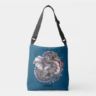 Bolsa Ajustável Blue Dragon Cross Body Bag