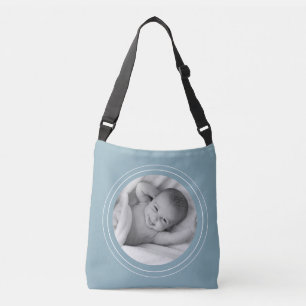 Bolsa Ajustável Blue Personated Crossbody Bag