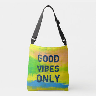Bolsa Ajustável Boas impressões Ony - arte abstracta amarela azul
