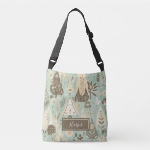 Bolsa Ajustável Bohemian Woodland Crossbody Bag