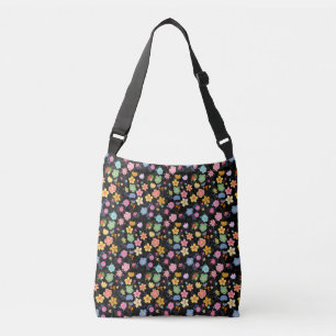 Bolsa Ajustável Boho Flowers Padrão B01.b Preto BG