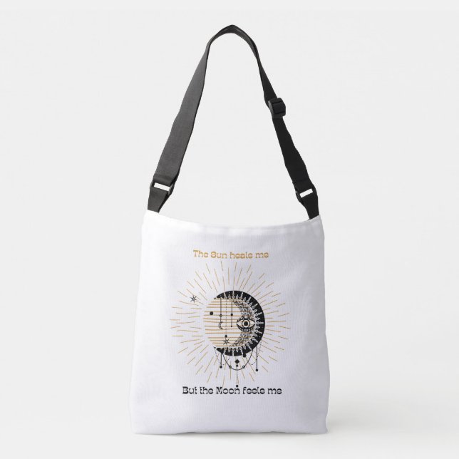 Bolsa Ajustável Boho Sun e Lua (Frente)