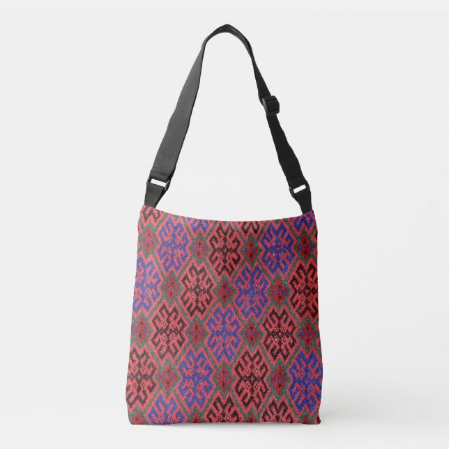 Bolsa Ajustável Boho Turco Rug Kilim (Frente)