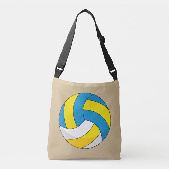 Bolsa Ajustável Bola de Voleibol de Cartoon (Frente)