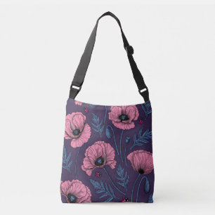 Bolsa Ajustável Bolhas cor-de-rosa com violeta escura