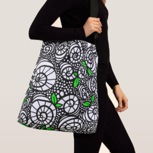 Bolsa Ajustável bolhas de abstrato e conchas