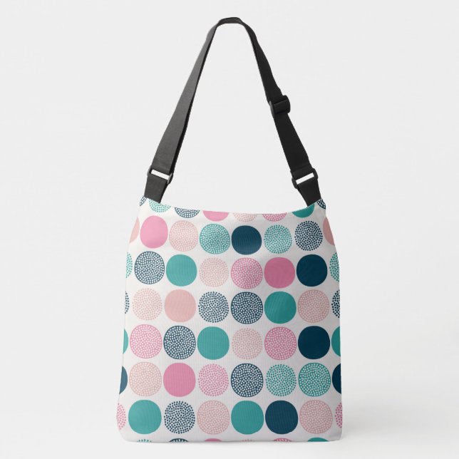 Bolsa Ajustável Bolinhas Coloridas bonito (Frente)