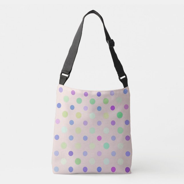 Bolsa Ajustável bolinhas de cor múltipla (Frente)