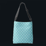 Bolsa Ajustável Bolinhas do céu<br><div class="desc">Esta linda sombra de azul pode ser encontrada num céu a qualquer dia, à medida que o céu muda de tonalidade com frequência. De qualquer modo, não podíamos resistir a dar-lhe um nome divertido como o céu lacrimogêneo. Nós, é claro, fizemos um padrão de bolinhas correspondente para lhe dar a...</div>