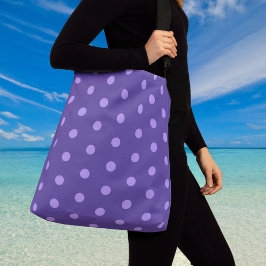 Bolsa Ajustável Bolinhas Funky - Corpo-Corpo Roxo