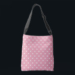 Bolsa Ajustável Bolinhas Rosa Rosa<br><div class="desc">Uma bela sombra de rosa que tem apenas uma sugestão de cor rosada a ela fazer a escuridão para nomes mais claros e mais claros.    Alguns dos produtos também incorporam bolinhas rosa e brancas correspondentes.   Eles são uma canvas vazio pronta para o seu texto ou imagem.</div>