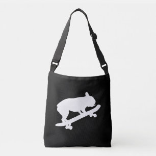 Bolsa Ajustável Bolinho Francês Engraçado No Skateboard Art Boys