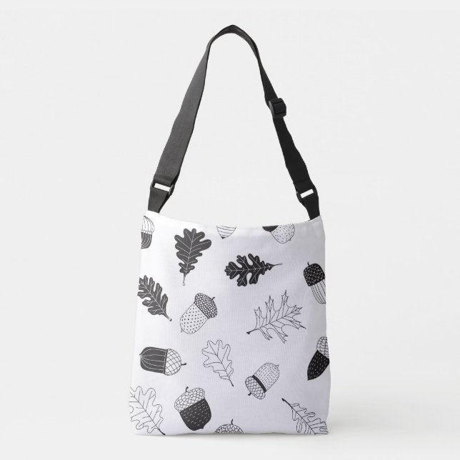 Bolsa Ajustável Bolotas e folhas (Frente)