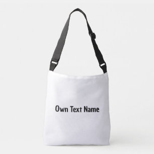 Bolsa Ajustável Bolsas-Carteras-Malas com Nome de Texto Próprio Im