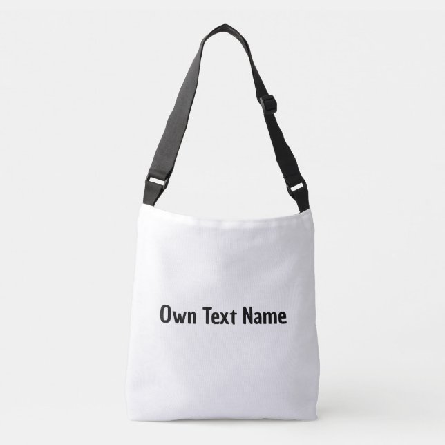 Bolsa Ajustável Bolsas-Carteras-Malas com Nome de Texto Próprio Im (Frente)