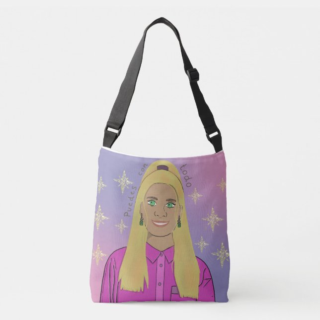 Bolsa Ajustável Bolso con diseño Puedes con todo (Frente)
