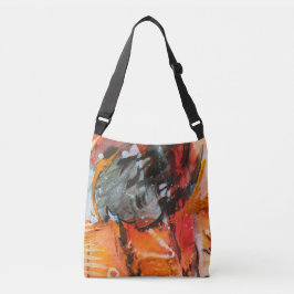 Bolsa Ajustável bolso con pintura abstracta pintada a mano