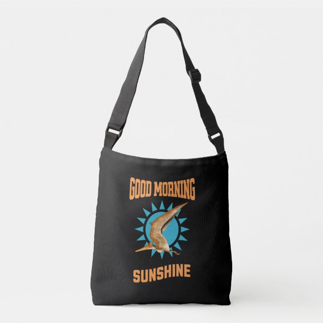 Bolsa Ajustável Bom dia Sunshine Pterodactyl Dino (Frente)