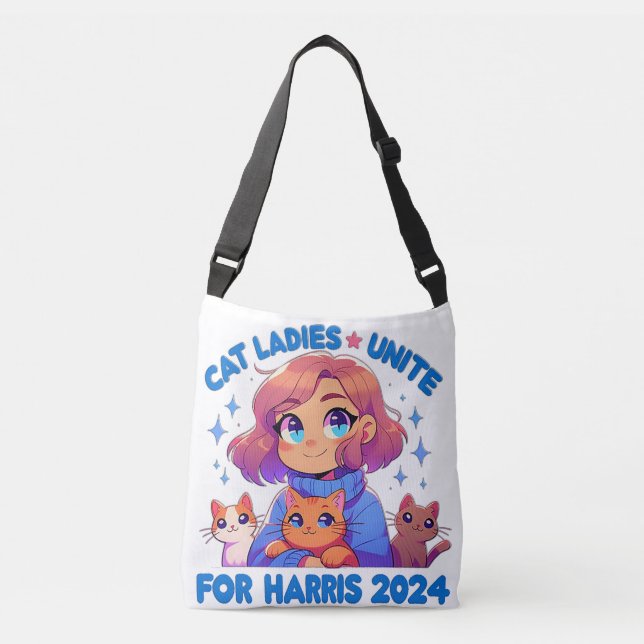 Bolsa Ajustável Bonita Engraçada Menina Infantil Lady Unite Harris (Frente)