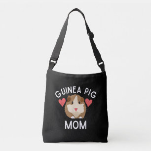 Bolsa Ajustável Bonita Guiné Porco Mãe Sobresca Corações Verme