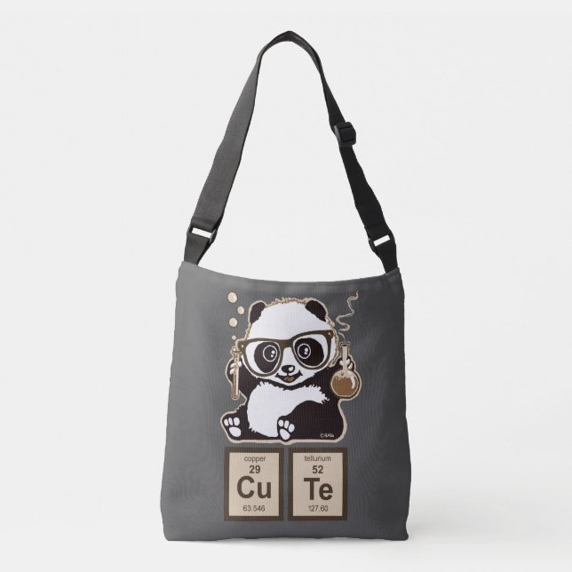 Bolsa Ajustável Bonito descoberto panda da química (Frente)