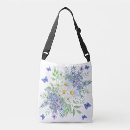 Bolsa Ajustável Bonito margaridas Primavera, flores azuis e borbol