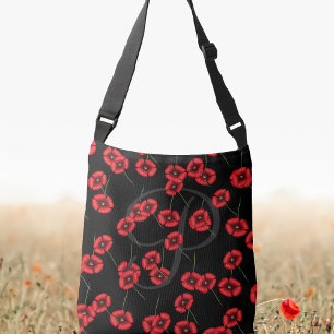Bolsa Ajustável Bonito padrão vermelho e preto