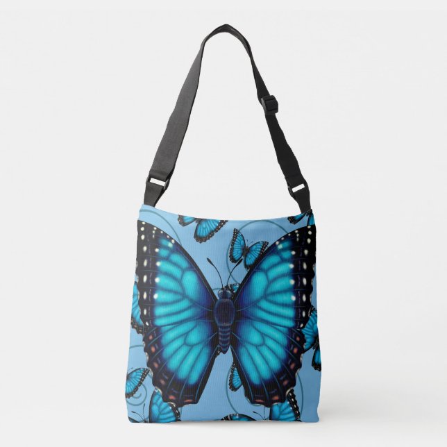 Bolsa Ajustável Borboleta azul de Morpho (Frente)