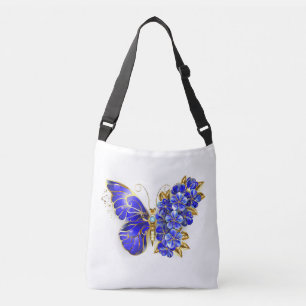 Bolsa Ajustável Borboleta Flor Sapphire