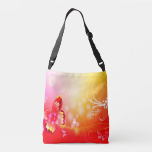 Bolsa Ajustável Borboleta Vermelha