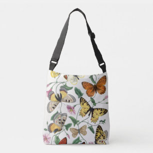 Bolsa Ajustável Borboleta Vintage e pintura de Mata