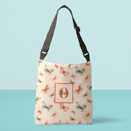 Bolsa Ajustável Borboletas de Aquarela Moderna