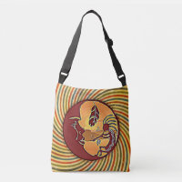 Botão Paisagem - Lua Kokopelli Feather 1