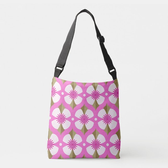 Bolsa Ajustável Botão Rosa (Frente)