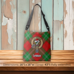 Bolsa Ajustável Brasão do Clã Lennox sobre Tartan