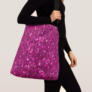 Bolsa Ajustável Brilhante rosa quente brilha