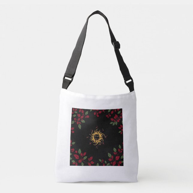 Bolsa Ajustável Brilho Festivo Ônix (Frente)