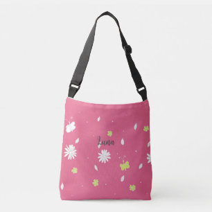 Bolsa Ajustável Brincadeira Cor de Rosa Primavera 3 Crossbody Bag