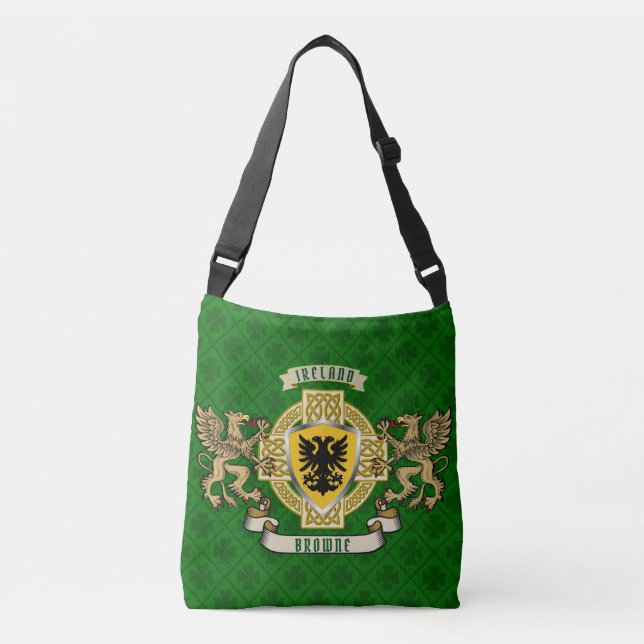 Bolsa Ajustável Browne Irish Shield & Celtic Cross (Frente)