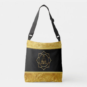 Bolsa Ajustável Buda fazendo meditação de yoga papel de ouro esp