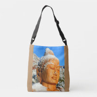 buddha nevado enfrenta o close up