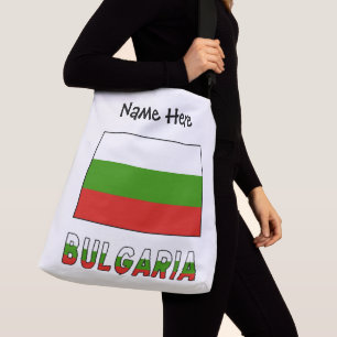 Bolsa Ajustável Bulgária Bandeira da Bulgária Personalizada