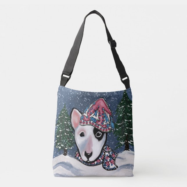 Bolsa Ajustável Bull Terrier Miniatura (Frente)